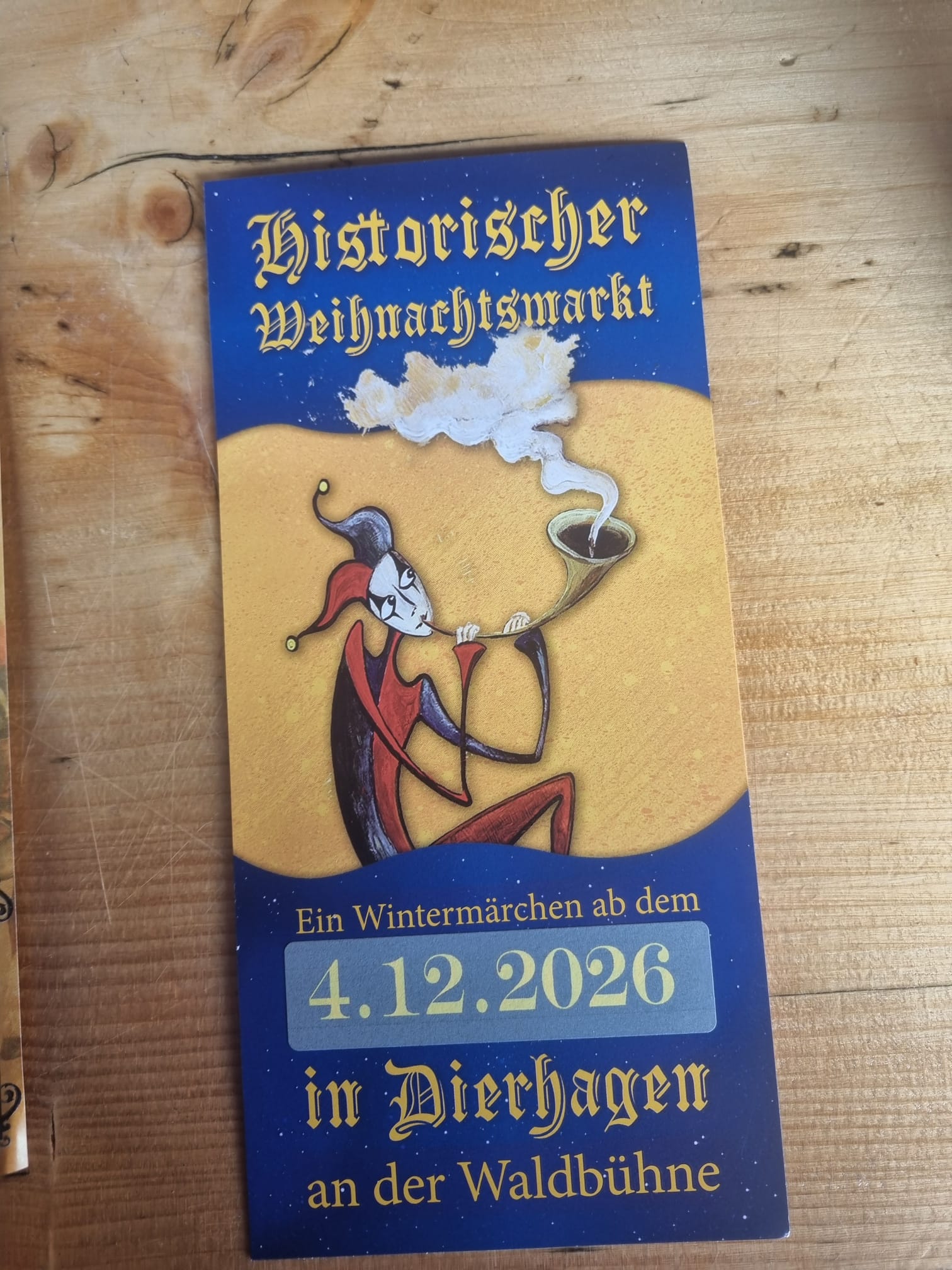 Flyer Historischer Weihnachtsmarkt