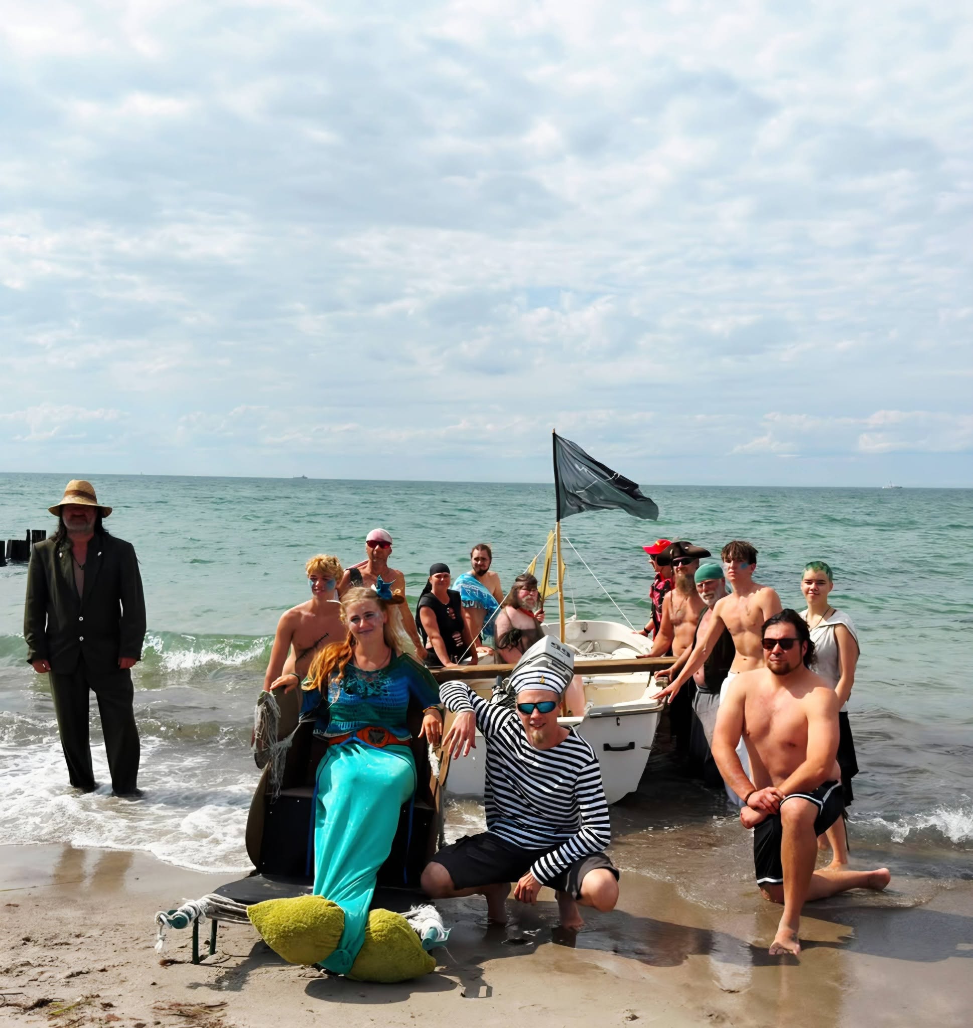 Mitwirkende am Ostseestrand